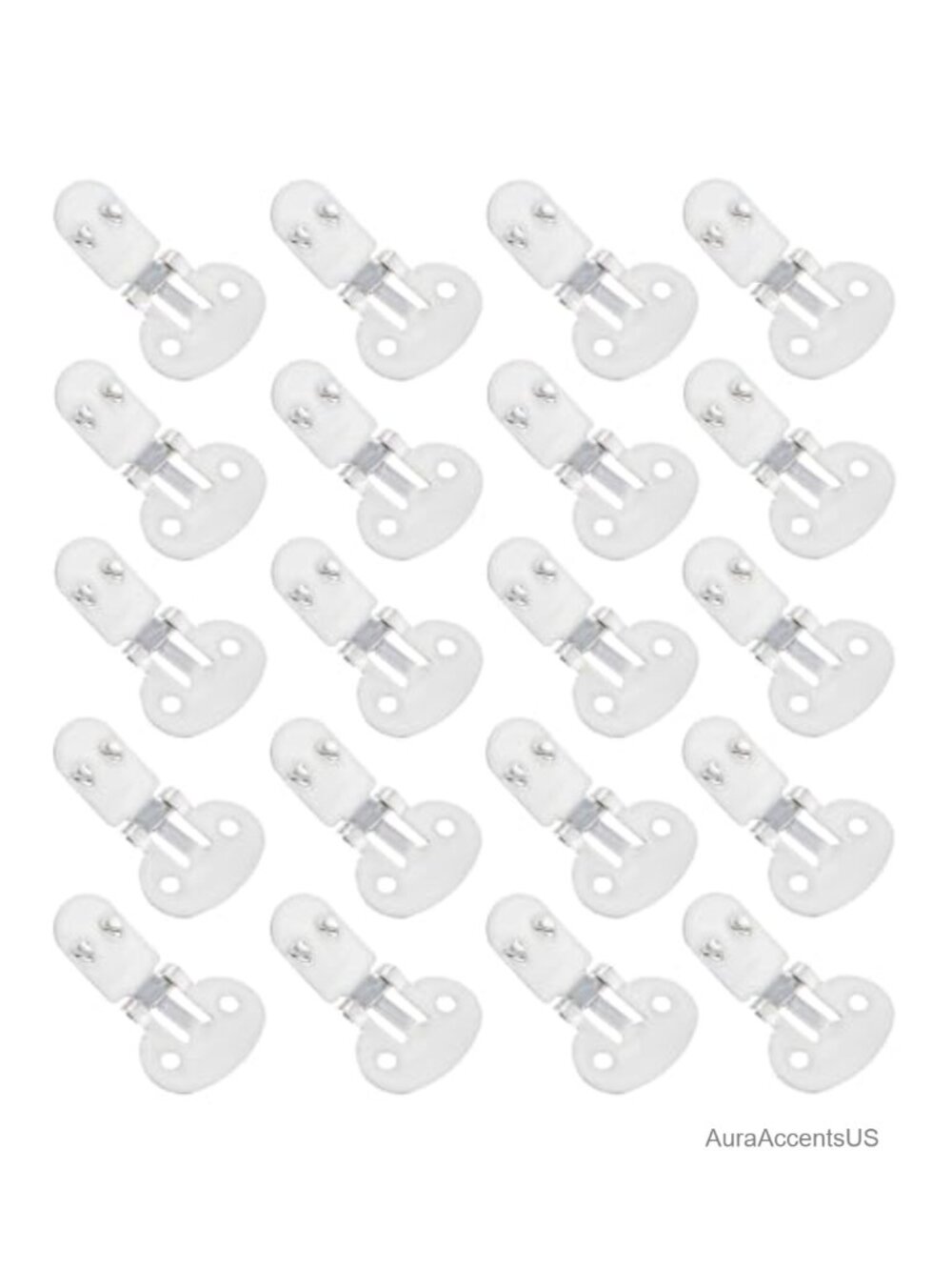 20pc Stainless Steel Decorative Shoe Clips for Dress Shoes DIY Craft